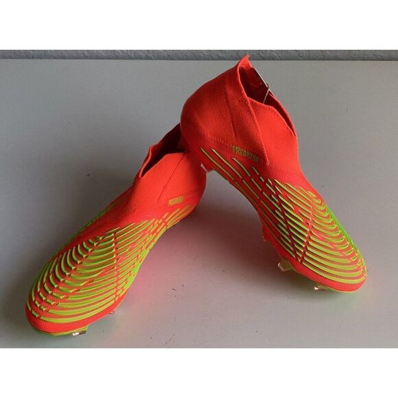 Adidas Predator Edge + FG Soccer Cleats GW1039 Firm Ground Men’s 7.5 Women’s 8.5 - Picture 2 of 13